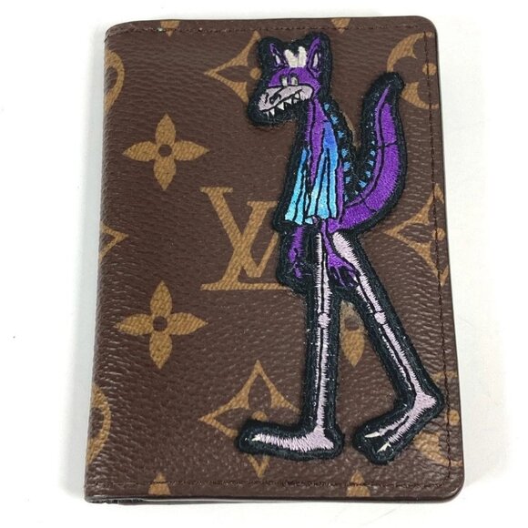 LOUIS VUITTON M80154 LV Friends Monogram Patch Organizer Dupoch Card Holder Case - Picture 1 of 14